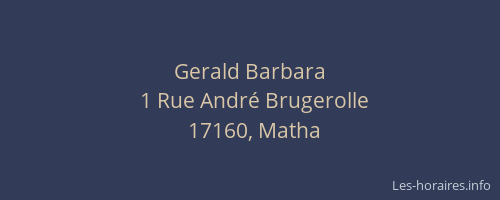 Gerald Barbara