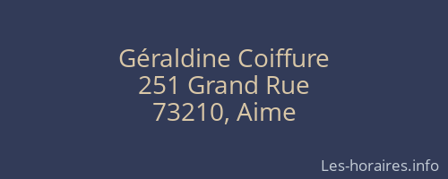 Géraldine Coiffure