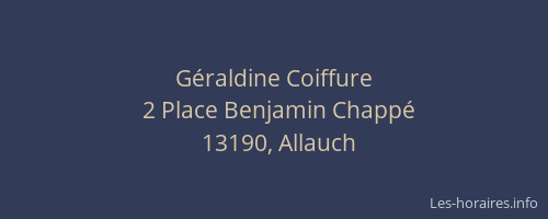 Géraldine Coiffure
