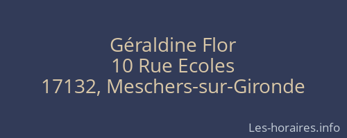 Géraldine Flor
