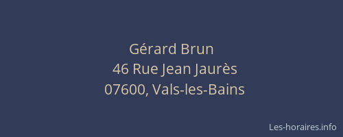 Gérard Brun