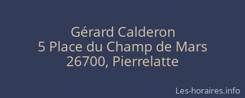 Gérard Calderon