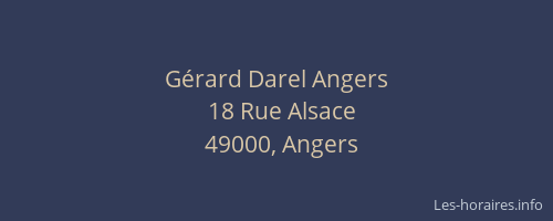 Gérard Darel Angers
