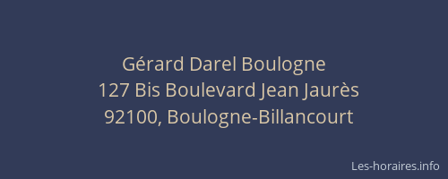 Gérard Darel Boulogne