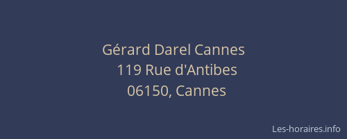 Gérard Darel Cannes