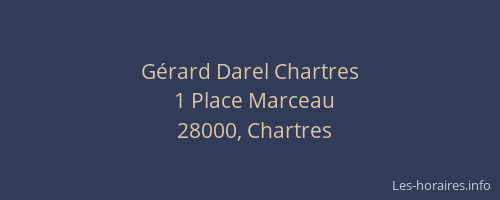 Gérard Darel Chartres