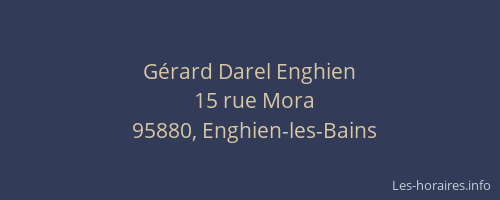 Gérard Darel Enghien