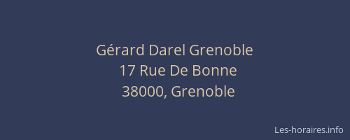 Gérard Darel Grenoble
