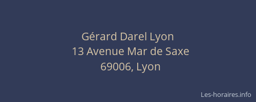 Gérard Darel Lyon