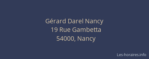 Gérard Darel Nancy