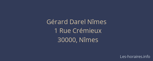 Gérard Darel Nîmes