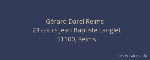 Gérard Darel Reims