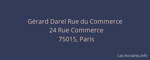 Gérard Darel Rue du Commerce
