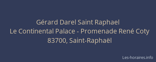 Gérard Darel Saint Raphael
