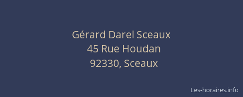 Gérard Darel Sceaux