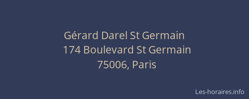 Gérard Darel St Germain