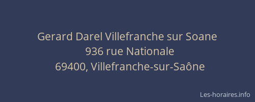 Gerard Darel Villefranche sur Soane
