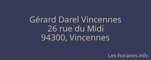 Gérard Darel Vincennes