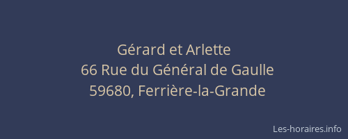 Gérard et Arlette
