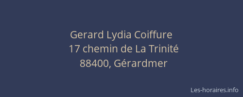 Gerard Lydia Coiffure