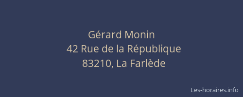 Gérard Monin