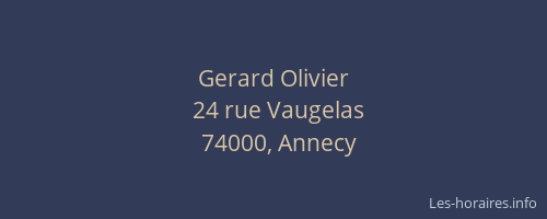 Gerard Olivier