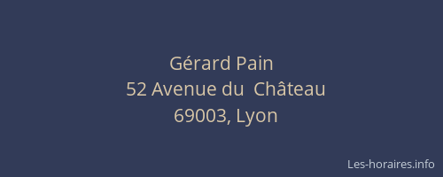 Gérard Pain