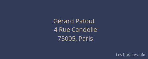 Gérard Patout