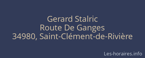 Gerard Stalric