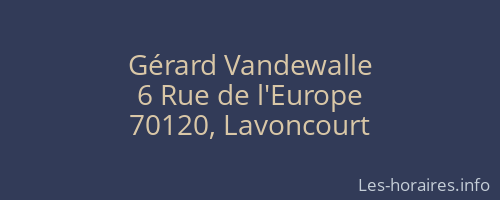 Gérard Vandewalle
