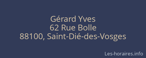 Gérard Yves