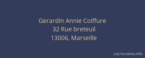 Gerardin Annie Coiffure