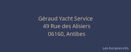 Géraud Yacht Service