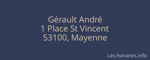 Gérault André