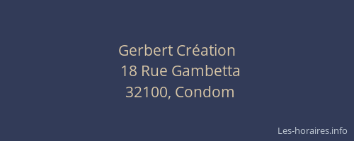 Gerbert Création