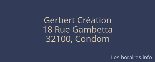 Gerbert Création