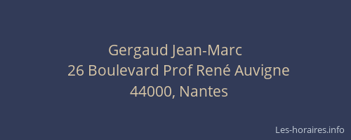 Gergaud Jean-Marc