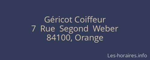 Géricot Coiffeur