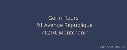 Gerin Fleurs