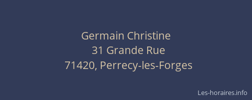 Germain Christine