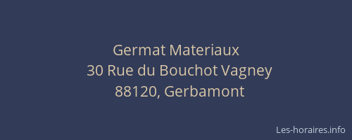 Germat Materiaux
