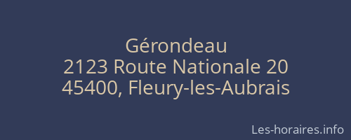 Gérondeau