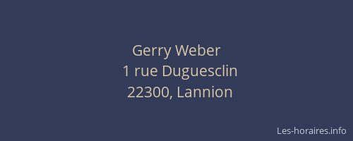 Gerry Weber