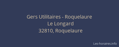 Gers Utilitaires - Roquelaure