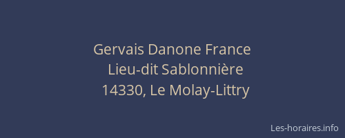 Gervais Danone France