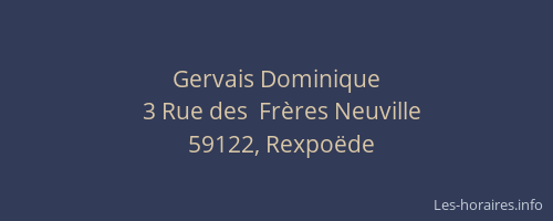 Gervais Dominique