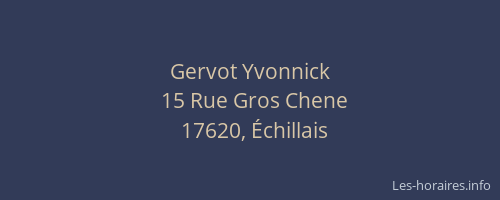 Gervot Yvonnick