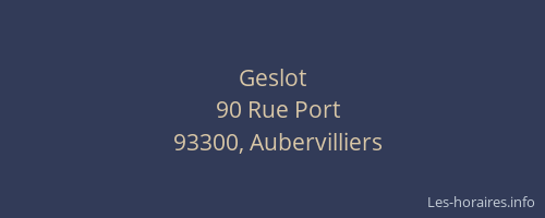Geslot