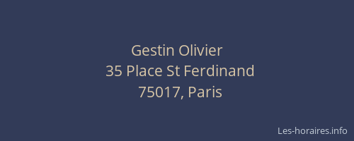Gestin Olivier