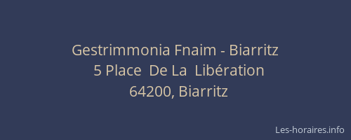 Gestrimmonia Fnaim - Biarritz
